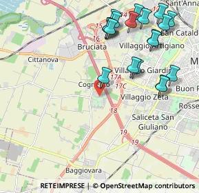 Mappa Via dei Traeri, 41126 Modena MO, Italia (2.482)