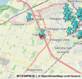 Mappa Via dei Traeri, 41126 Modena MO, Italia (3.17647)