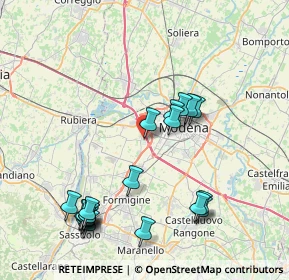 Mappa Via dei Traeri, 41126 Modena MO, Italia (8.967)