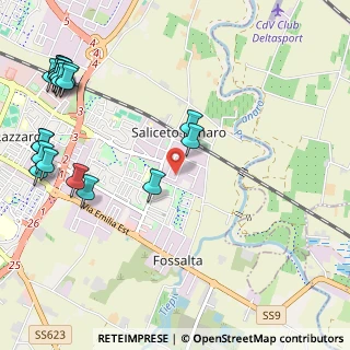 Mappa Via dei Fonditori, 41122 Modena MO, Italia (1.511)