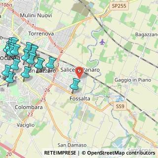 Mappa Via dei Fonditori, 41122 Modena MO, Italia (3.266)