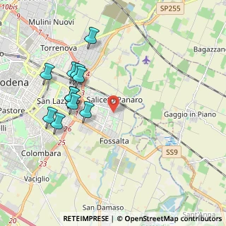 Mappa Via dei Fonditori, 41122 Modena MO, Italia (2.03727)