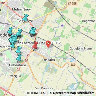Mappa Via dei Fonditori, 41122 Modena MO, Italia (2.76571)