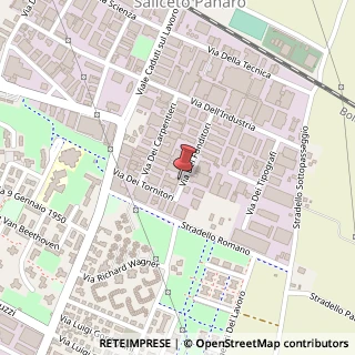 Mappa Via dei Fonditori, 9, 41122 Modena, Modena (Emilia Romagna)