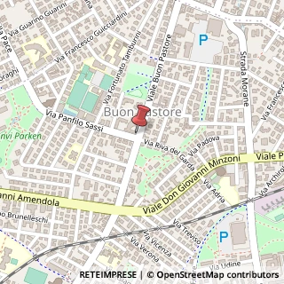 Mappa Viale Buon Pastore, 256, 41124 Modena, Modena (Emilia Romagna)