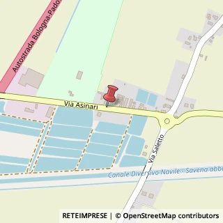 Mappa Via Asinari, 43, 40010 Bentivoglio BO, Italia, 40010 Bentivoglio, Bologna (Emilia Romagna)