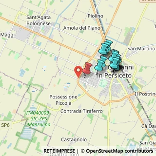 Mappa Via Enzo Biagi, 40017 San Giovanni in Persiceto BO, Italia (1.7815)