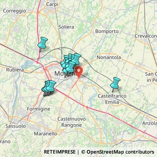 Mappa Via Ottorino Respighi, 41122 Modena MO, Italia (5.36)