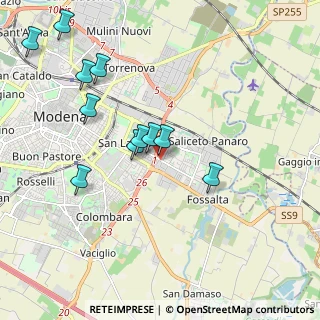 Mappa Via Ottorino Respighi, 41122 Modena MO, Italia (2.05909)