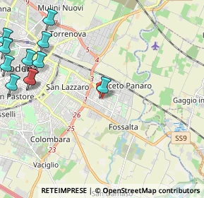 Mappa Via Antonio Stradivari, 41122 Modena MO, Italia (3.44071)