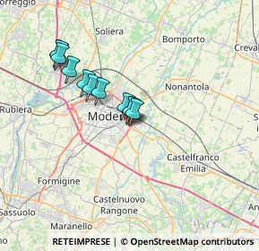 Mappa Via Umberto Giordano, 41122 Modena MO, Italia (5.67273)