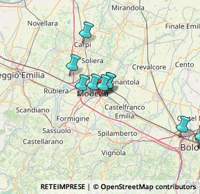 Mappa Via Umberto Giordano, 41122 Modena MO, Italia (17.90417)