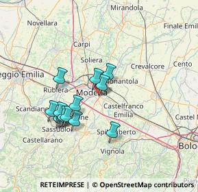 Mappa Via Umberto Giordano, 41122 Modena MO, Italia (12.28385)