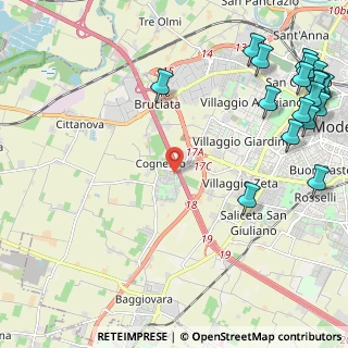 Mappa Via Cardinale Guglielmo Massaia, 41126 Modena MO, Italia (3.34444)