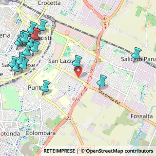 Mappa Direzionale Toscanini, 41122 Modena MO, Italia (1.5305)