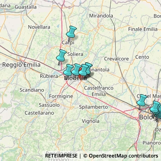 Mappa Via capilupi, 41126 Modena MO, Italia (17.9425)