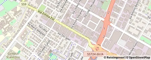 Mappa Modena