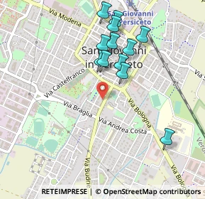 Mappa Piazza Alberto Bergamini, 40017 San Giovanni in Persiceto BO, Italia (0.46417)