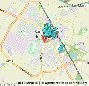 Mappa Piazza Alberto Bergamini, 40017 San Giovanni in Persiceto BO, Italia (0.55)