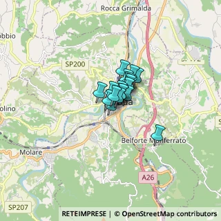 Mappa Via Duchessa Galliera, 15076 Ovada AL, Italia (0.69421)