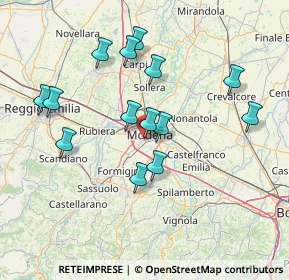 Mappa Via Wiligelmo, 41124 Modena MO, Italia (14.265)