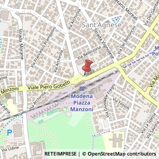 Mappa Piazza A. Manzoni, 4, 41124 Modena, Modena (Emilia Romagna)
