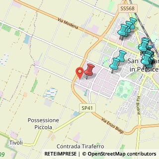 Mappa Via Alexander Fleming, 40017 San Giovanni in Persiceto BO, Italia (1.635)