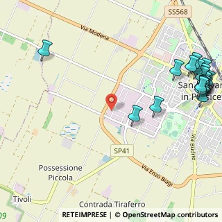 Mappa Via Alexander Fleming, 40017 San Giovanni in Persiceto BO, Italia (1.627)