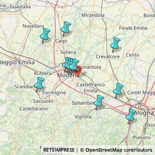 Mappa Via dei Tipografi, 41122 Modena MO, Italia (15.06545)