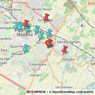 Mappa Via Emilia Est, 41125 Modena MO, Italia (1.73833)
