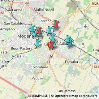 Mappa Via Emilia Est, 41125 Modena MO, Italia (1.32067)