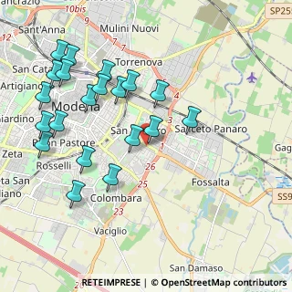 Mappa Via Emilia Est, 41125 Modena MO, Italia (2.2405)
