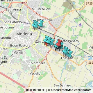 Mappa Via Emilia Est, 41125 Modena MO, Italia (1.24467)