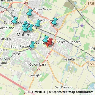 Mappa Via Emilia Est, 41125 Modena MO, Italia (2.06545)