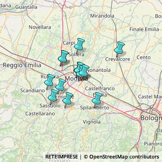 Mappa Via Emilia Est, 41125 Modena MO, Italia (9.79231)