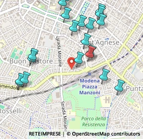 Mappa Viale P. Gobetti, 41124 Modena MO, Italia (0.58)