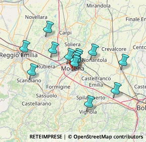 Mappa Viale P. Gobetti, 41124 Modena MO, Italia (11.61385)