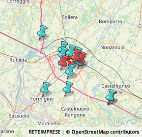 Mappa Viale P. Gobetti, 41124 Modena MO, Italia (4.684)