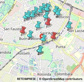 Mappa Viale P. Gobetti, 41124 Modena MO, Italia (0.975)