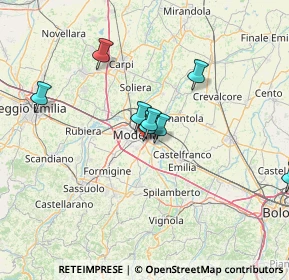 Mappa Via Mario Allegretti, 41125 Modena MO, Italia (19.90417)