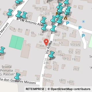 Mappa Via Antonio Allegri, 42020 Quattro Castella RE, Italia (0.08571)
