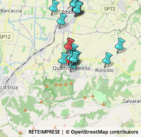Mappa Via Antonio Allegri, 42020 Quattro Castella RE, Italia (1.7345)