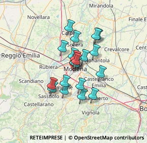 Mappa Via Niccolò dall'Arca, 41124 Modena MO, Italia (9.364)