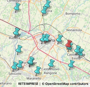 Mappa Via Niccolò dall'Arca, 41124 Modena MO, Italia (9.8495)