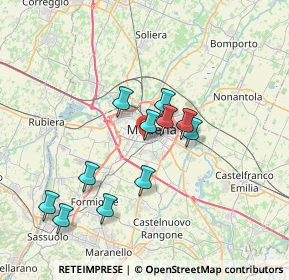 Mappa Via Niccolò dall'Arca, 41124 Modena MO, Italia (6.45091)