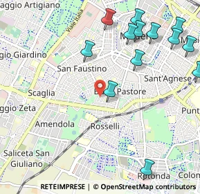 Mappa Via Niccolò dall'Arca, 41124 Modena MO, Italia (1.34231)