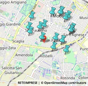 Mappa Via Niccolò dall'Arca, 41124 Modena MO, Italia (0.963)