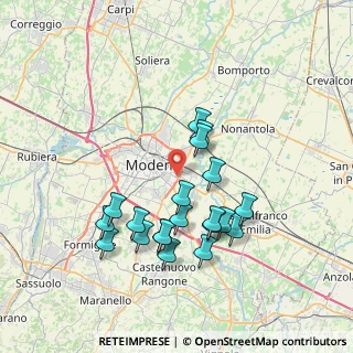 Mappa Via Geminiano Capilupi, 41122 Modena MO, Italia (7.0725)