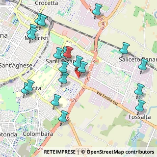Mappa Via Geminiano Capilupi, 41122 Modena MO, Italia (1.2115)