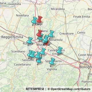 Mappa Via Geminiano Capilupi, 41122 Modena MO, Italia (11.39867)